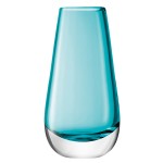 Ваза в форме бутона flower colour 14 см бирюзовая, LSA International