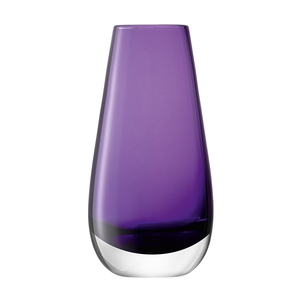 Ваза в форме бутона flower colour 14 см фиолетовая, LSA International
