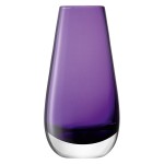 Ваза в форме бутона flower colour 14 см фиолетовая, LSA International