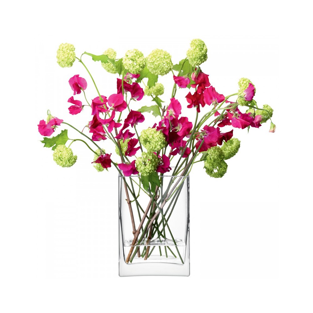 Ваза прямоугольная flower 22 см, LSA International