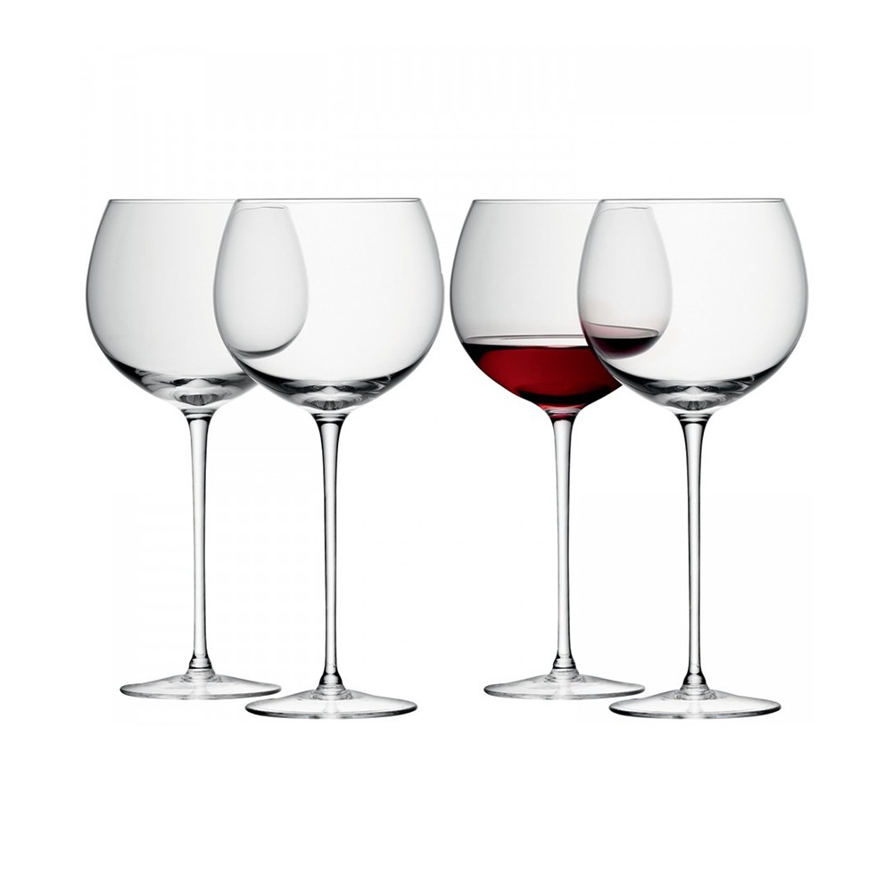 Набор из 4 круглых бокалов для вина wine 570 мл, LSA International