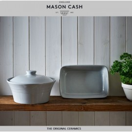 Блюдо Сlassic kitchen для запекания, прямоугольное 26 см серое, керамика, Mason Cash