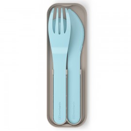 Набор из 3 столовых приборов в футляре mb pocket color iceberg, Monbento