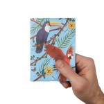 Обложка на паспорт new joyparrots, попугаи, New wallet