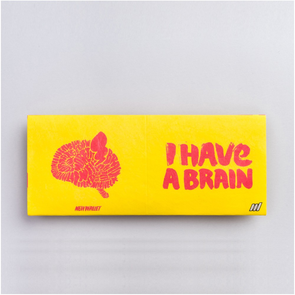 Бумажник brain, New wallet