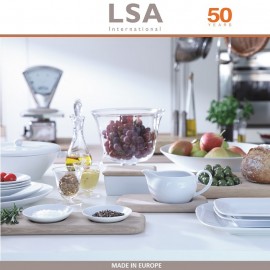 Соусник DINE на деревянной подставке, 450 мл, LSA International