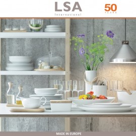 Соусник DINE на деревянной подставке, 450 мл, LSA International