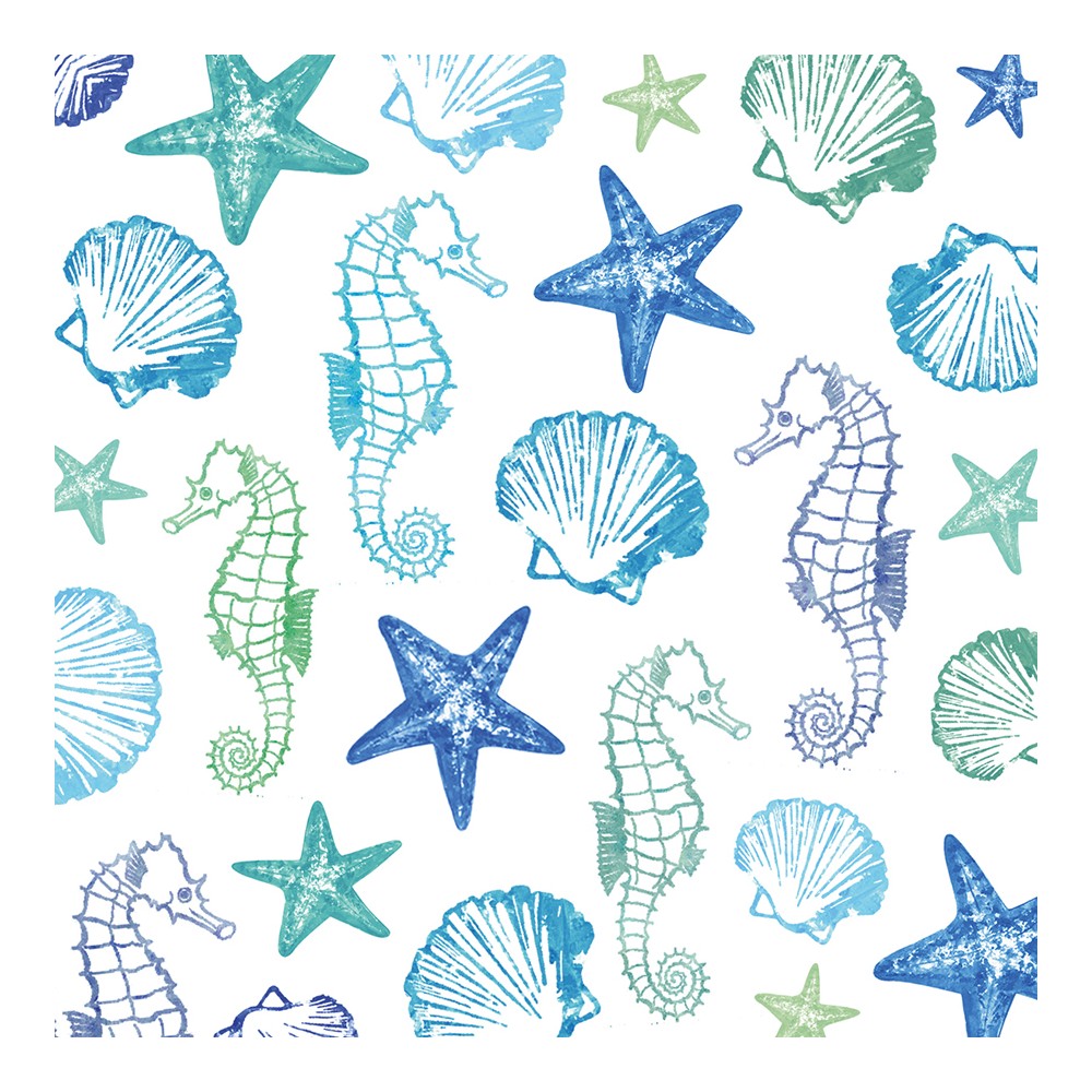 Салфетки aquarell seaside бумажные 20 шт., Paperproducts Design