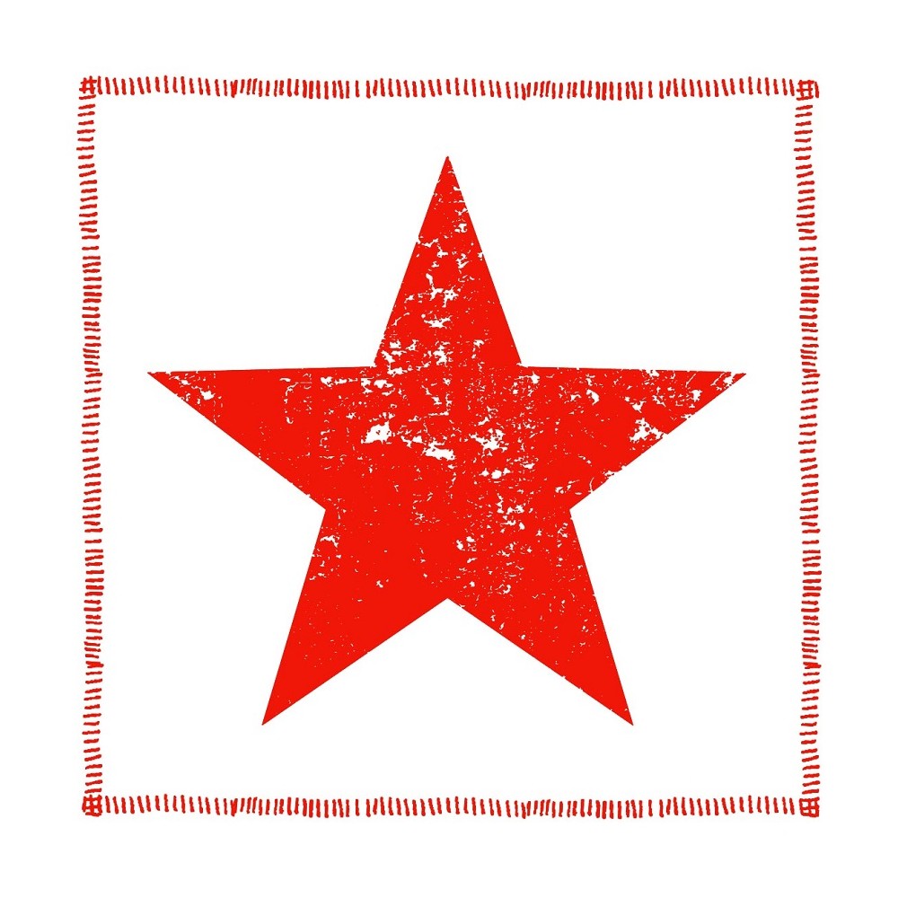 Салфетки star fashion 20 шт. красные, Paperproducts Design