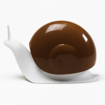 Диспенсер для мыла escar, белый с коричневым, Qualy