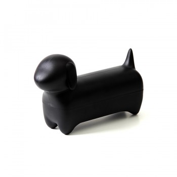 Коробка для мелочей dacholder, черная, Qualy