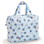 Сумка складная mini maxi touringbag leaves blue, Reisenthel