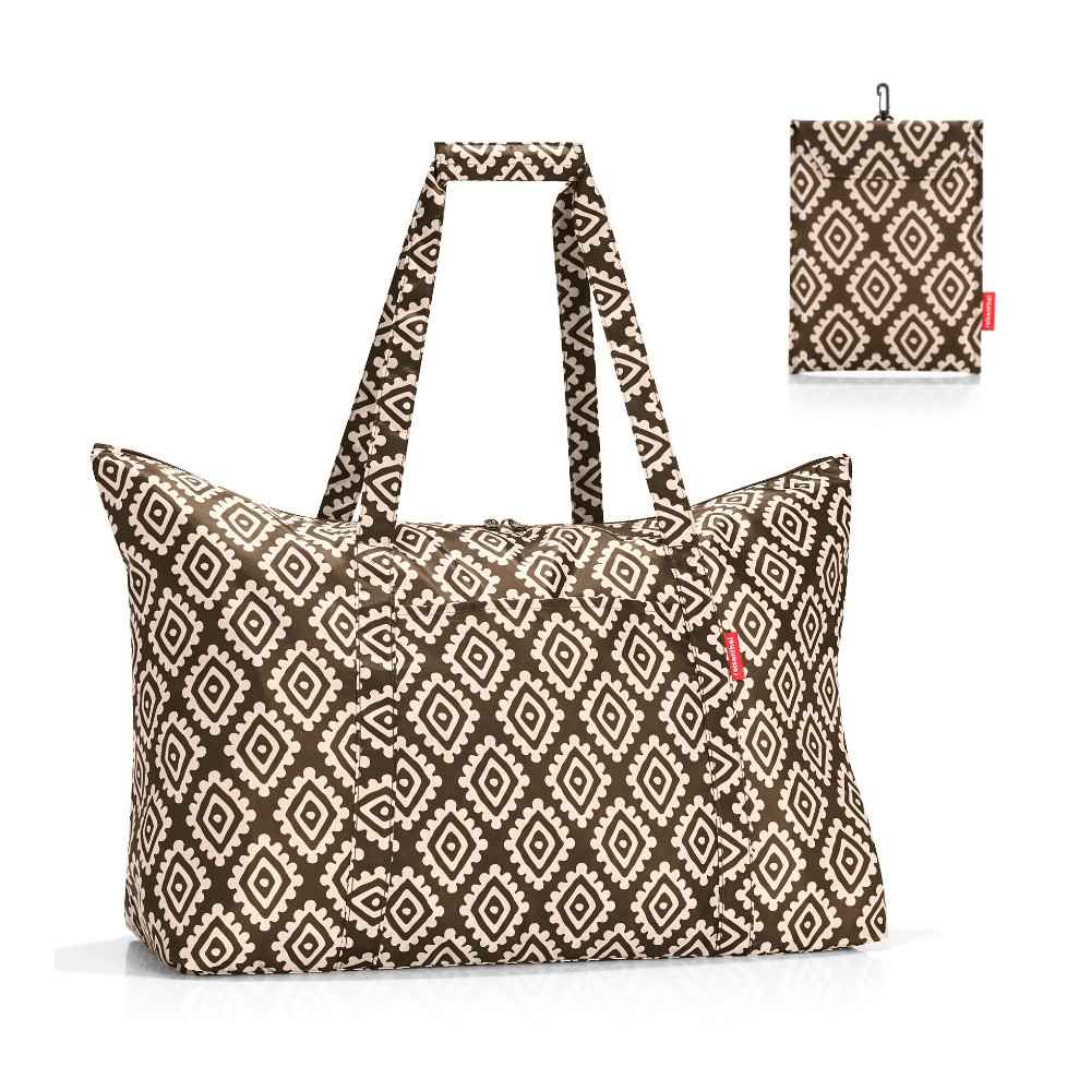 Сумка складная mini maxi travelbag diamonds mocha, Reisenthel