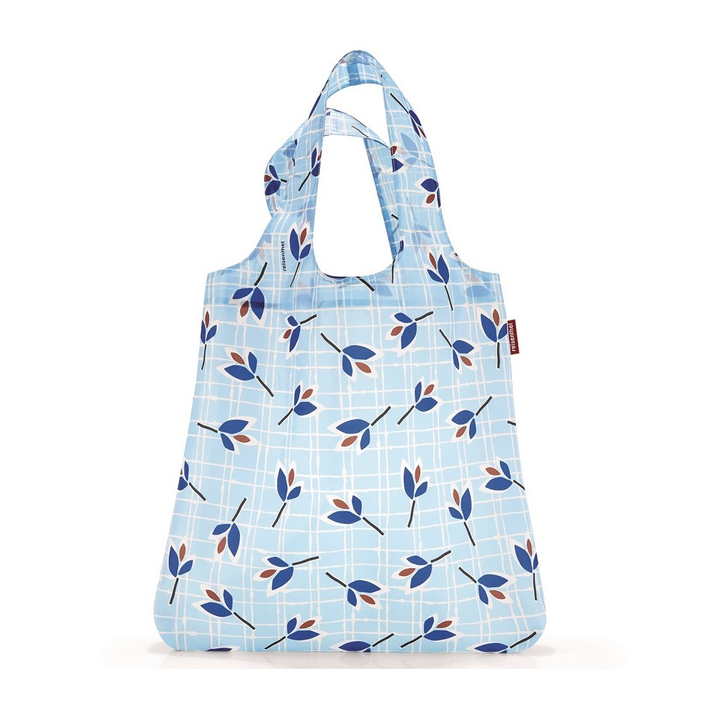 Сумка складная mini maxi shopper leaves blue, Reisenthel