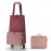 Сумка на колесиках foldabletrolley diamonds rouge, Reisenthel