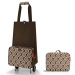 Сумка на колесиках foldabletrolley diamonds mocha, Reisenthel