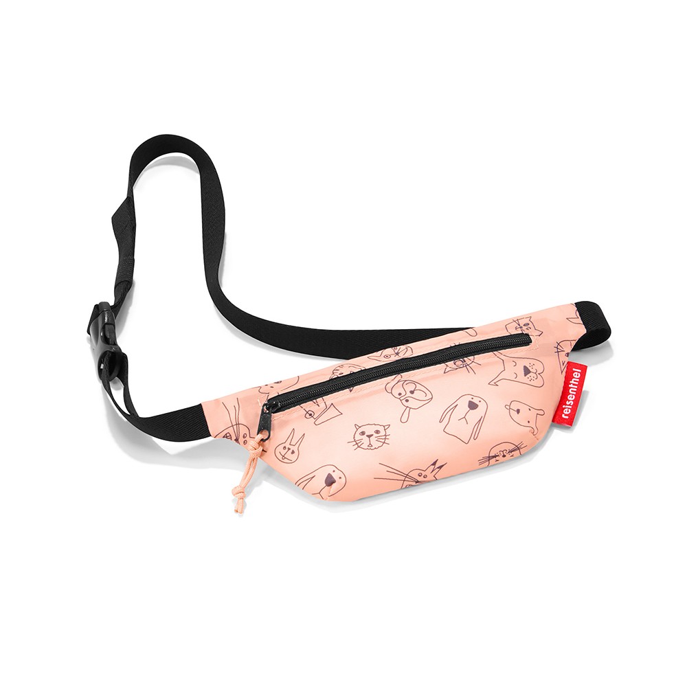 Сумка детская на пояс beltbag cats and dogs rose, Reisenthel