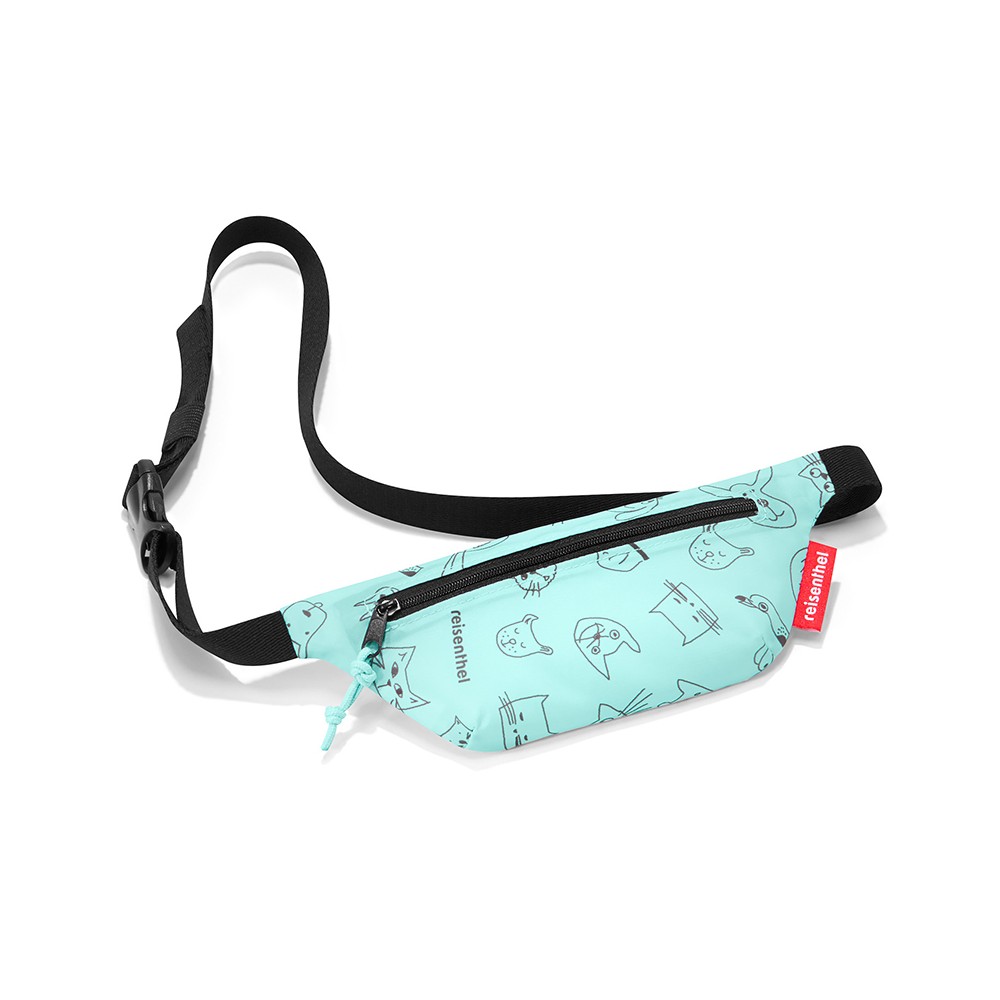 Сумка детская на пояс beltbag cats and dogs mint, Reisenthel