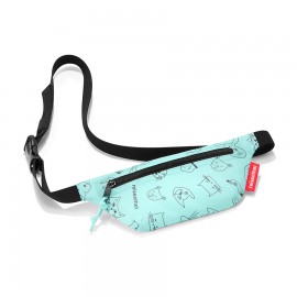 Сумка детская на пояс beltbag cats and dogs mint, Reisenthel
