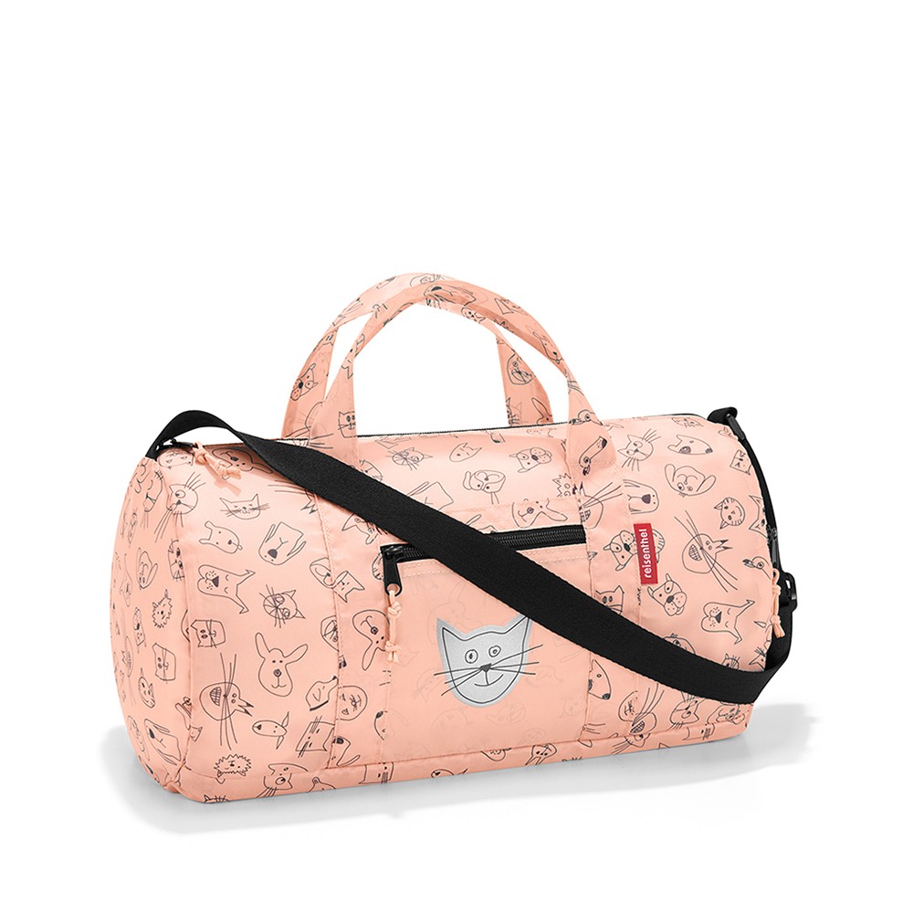 Сумка детская складная dufflebag cats and dogs rose, Reisenthel