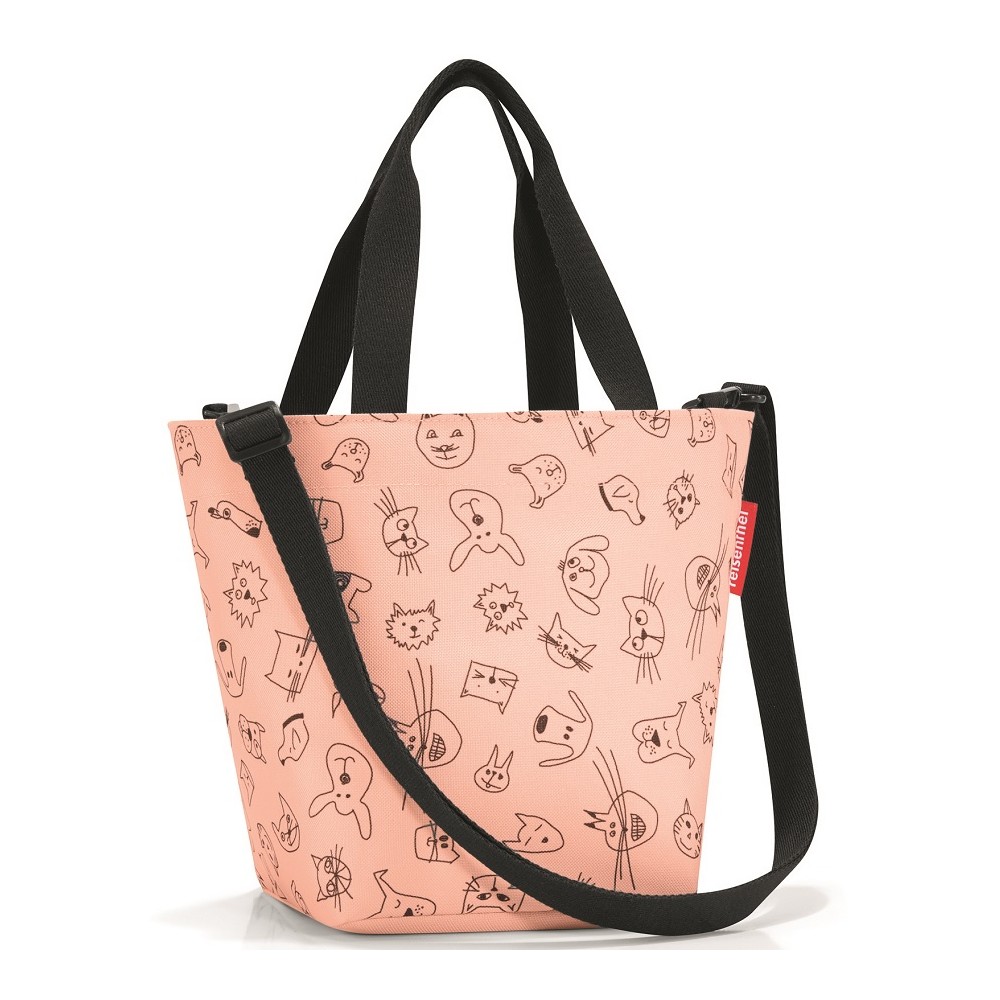 Сумка детская shopper xs cats and dogs rose, Reisenthel