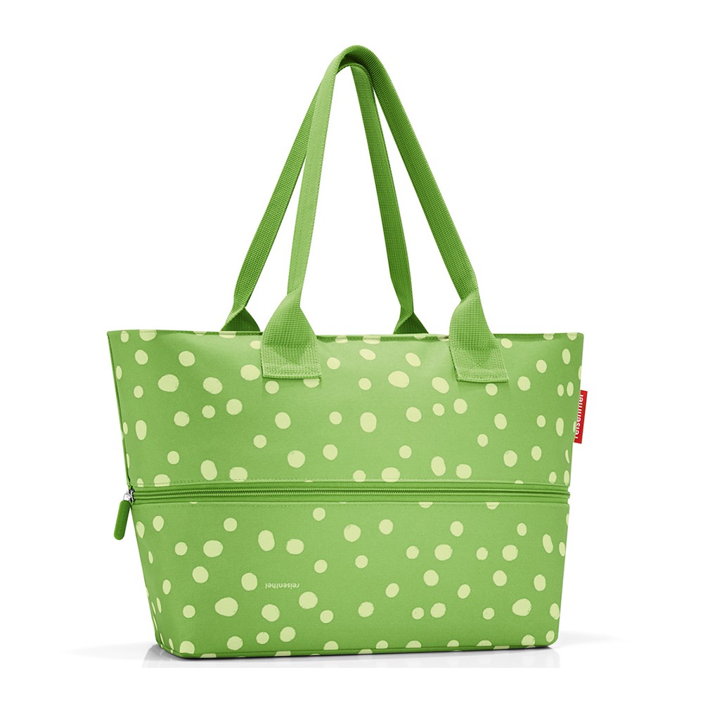 Сумка shopper e1 spots green, Reisenthel