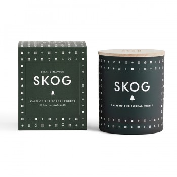 Свеча ароматическая skog с крышкой, 190 г, S K A N D I N A V I S K