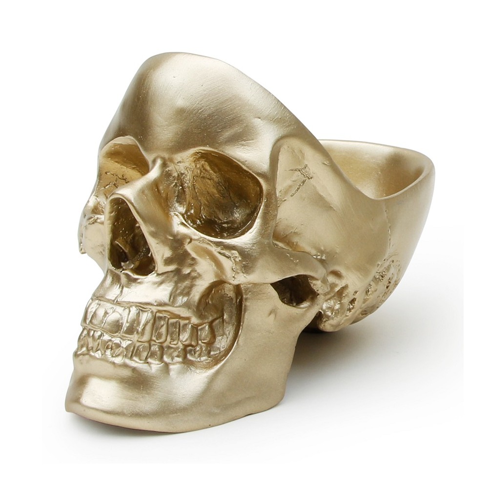 Органайзер для мелочей skull, золотой, Suck UK