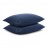 Наволочка изо льна темно-синего цвета, Tkano