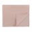 Дорожка на стол из умягченного льна с декоративной обработкой цвета пыльной розы, Tkano