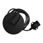 Набор для подключения rosette black, метал. канопи (шнур-подвес) 2,1, UMAGE
