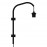 Основание для бра Мини willow mini wall hanger black h 50 cm, UMAGE