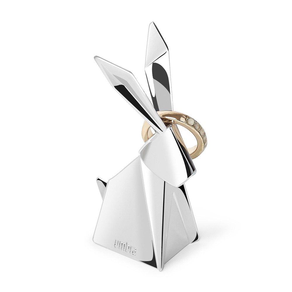 Держатель для колец origami кролик хром, Umbra