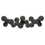 Вешалка настенная bubble hook, черная, Umbra
