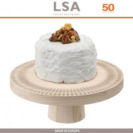 Блюдо TATRA для выпечки, D 32 см, дерево ясеня, ручная работа, LSA International