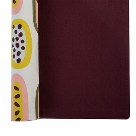 Двухсторонняя салфетка Passion Fruit под приборы бордового цвета из коллекции wild, 35 х 45, хлопок, Tkano