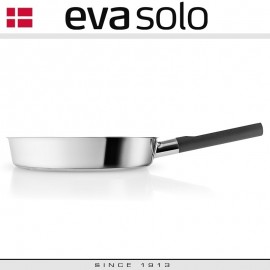 Nordic Kitchen Антипригарная глубокая сковорода, D 28 см, индукционное дно, сталь 18/10, Eva Solo