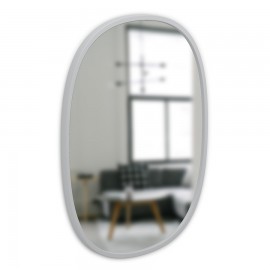 Зеркало овальное hub 45 х 60 см серое, L 45,72 см, W 60,96 см, H 3,18 см, Umbra