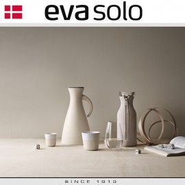 EVA Кофейные стаканы для латте, 2 шт 360 мл, бежевый, фарфор, силиконовый ободок, Eva Solo, Дания