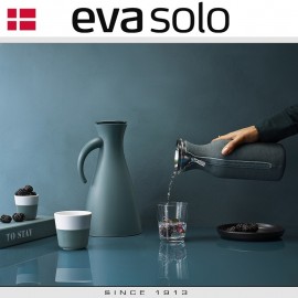 EVA Кофейные стаканы для лунго, 2 шт 230 мл, бирюзово-синий, фарфор, силиконовый ободок, Eva Solo, Дания