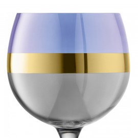 Набор из 2 круглых бокалов bangle 525 мл фиолетовый, L 10,3 см, W 10,3 см, H 22,7 см, LSA International