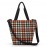 Сумка shopper xs glencheck red, L 31 см, W 16 см, H 21 см, Reisenthel