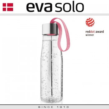 Бутылка MyFlavour для воды со съемной пикой для фруктов, 750 мл, розовый, Eva Solo, Дания