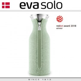 Графин Fridge для горячих и холодных напитков в неопреновом текстурном чехле, 1 л, эвкалиптовый, Eva Solo