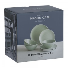 Набор обеденной посуды classic 12 предметов зеленый, L 21 см, W 28,5 см, H 28 см, Mason Cash