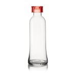 Бутылка для воды стеклянная 1 л красная, L 9,8 см, W 9,8 см, H 28,1 см, Guzzini