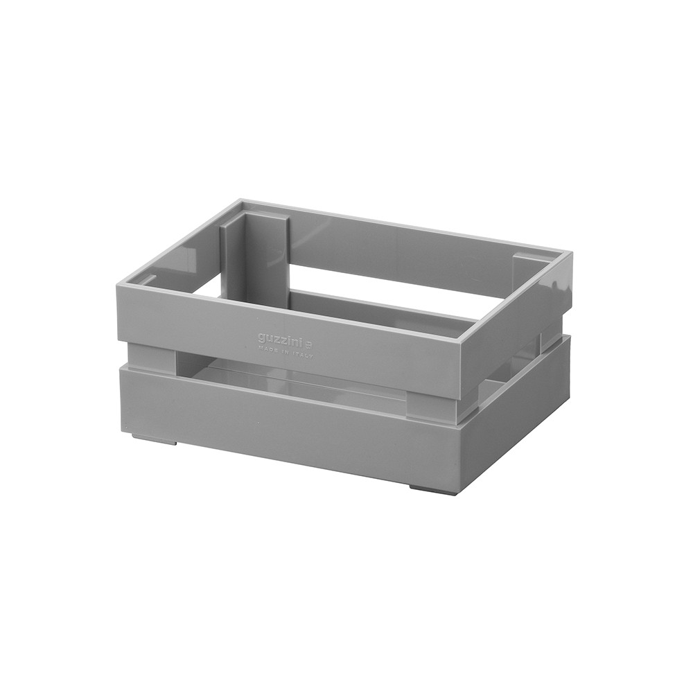 Ящик для хранения tidy & store s 15,3x11,2x7 см серый, L 15,3 см, W 11,2 см, H 7 см, Guzzini