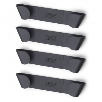 Набор из 4 держателей для крышек cupboardstore, L 19,2 см, W 2,2 см, H 3,7 см, Joseph Joseph