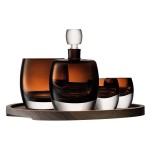 Набор для ценителей виски с деревянным подносом whisky club, LSA International