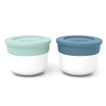 Соусницы с крышкой mb temple малые 2 шт. matcha+denim, L 3,2 см, W 3,2 см, H 4,2 см, Monbento